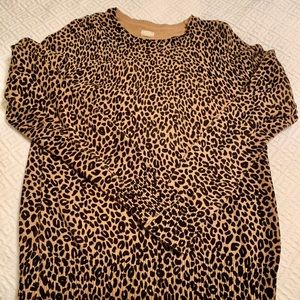 Ann Taylor Loft leopard print sweater